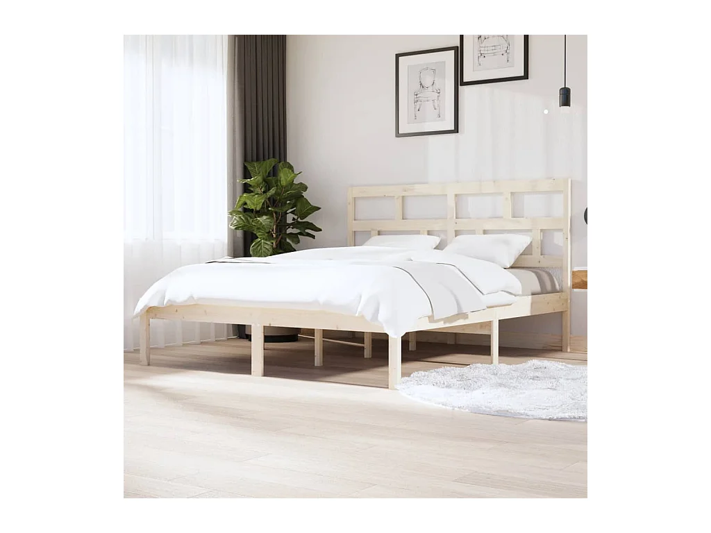 Bedframe massief hout 180x200 cm