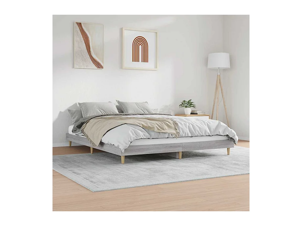 Giroletto Grigio Sonoma 120x200 cm in Legno Multistrato