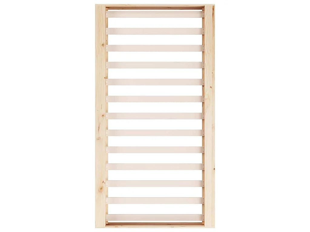 Cadre de lit sans matelas 90x200 cm bois massif