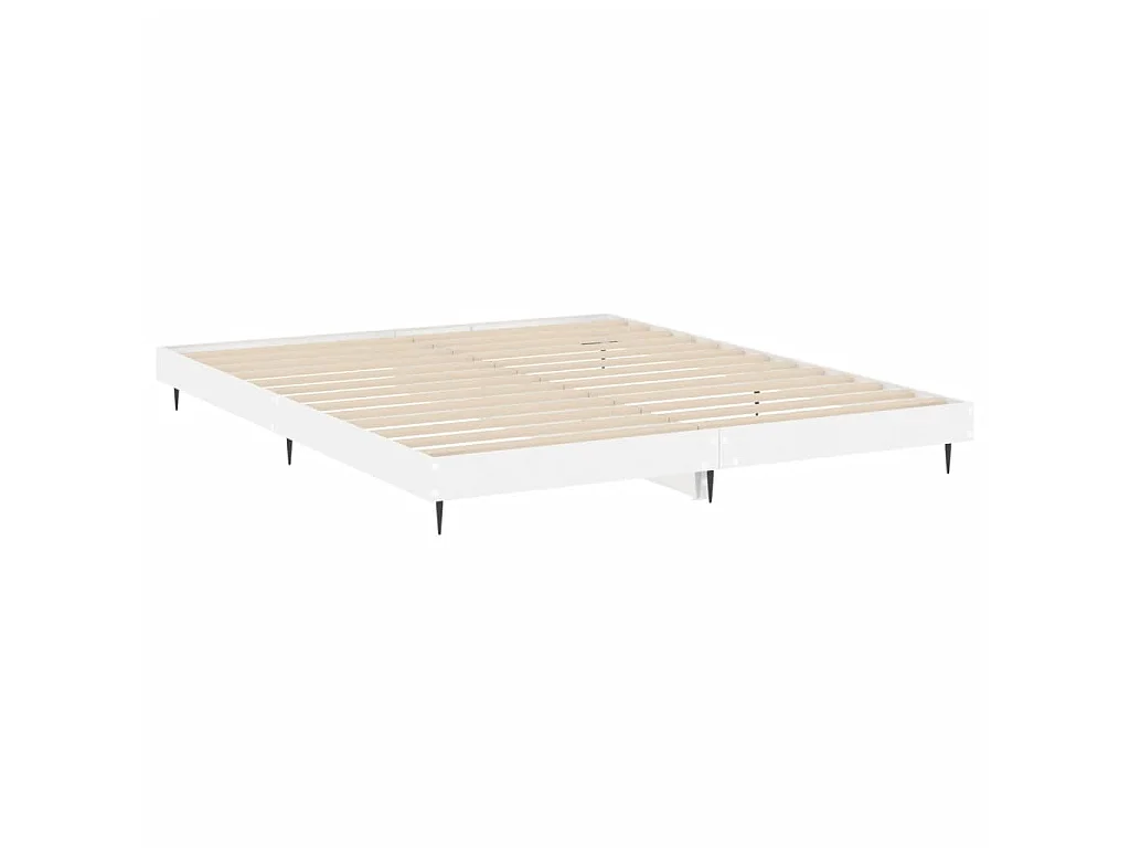 Giroletto Bianco Lucido 160x200 cm in Legno Multistrato