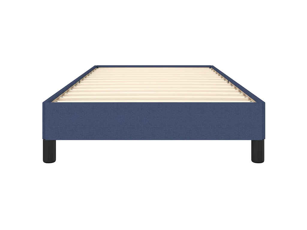 Bedframe zonder matras 90x190 cm stof blauw