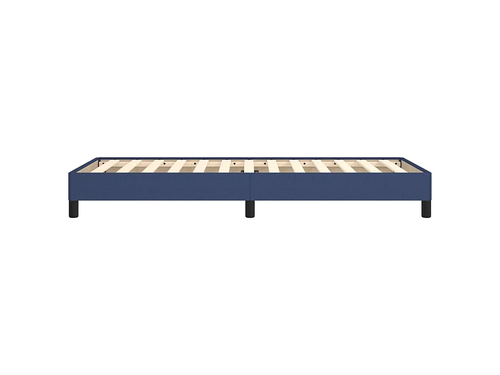 Bedframe zonder matras 90x190 cm stof blauw