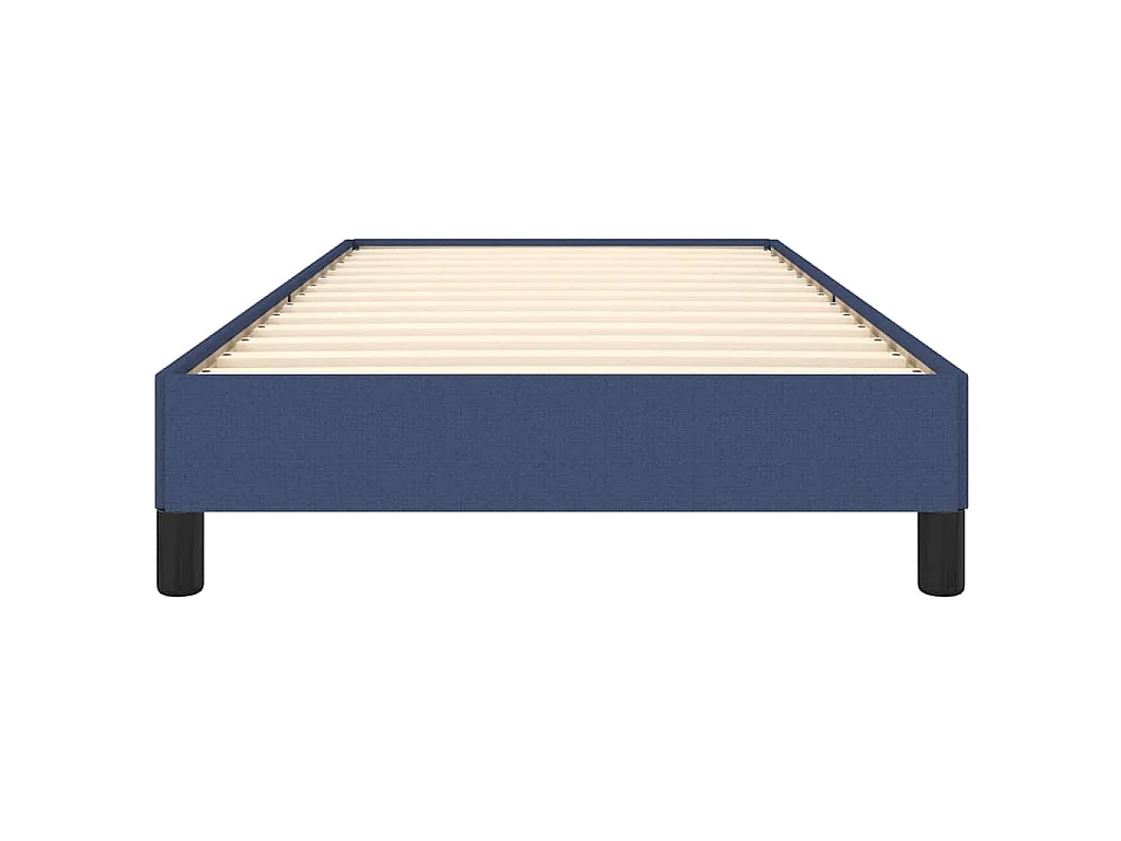 Bettgestell ohne Matratze Blau 90x190 cm Stoff
