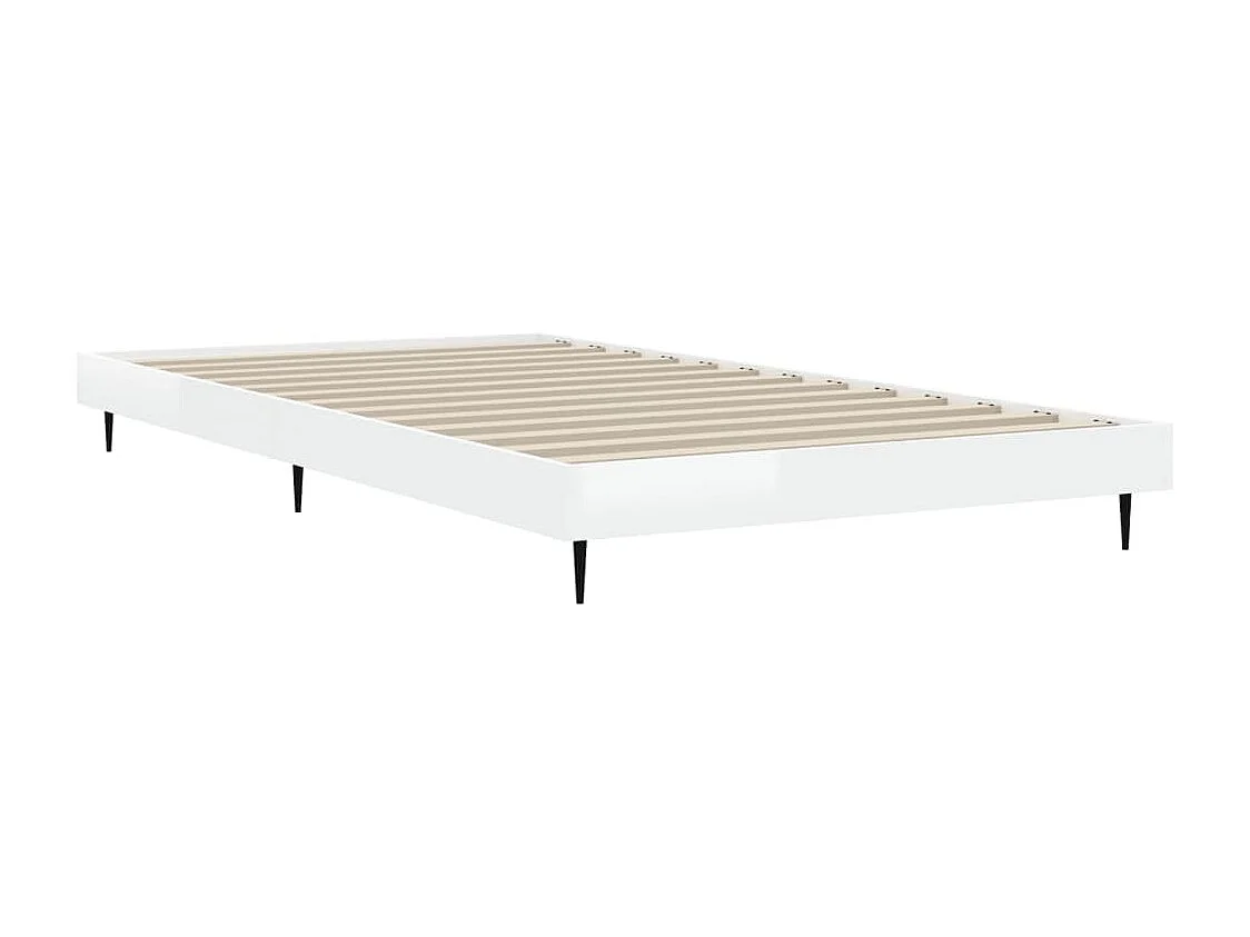 Giroletto Bianco Lucido 90x200 cm in Legno Multistrato