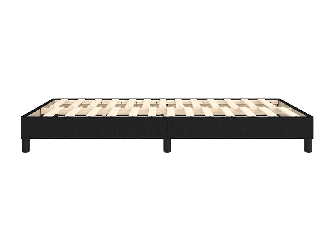 Boxspringbettgestell Schwarz 140x200 cm Stoff