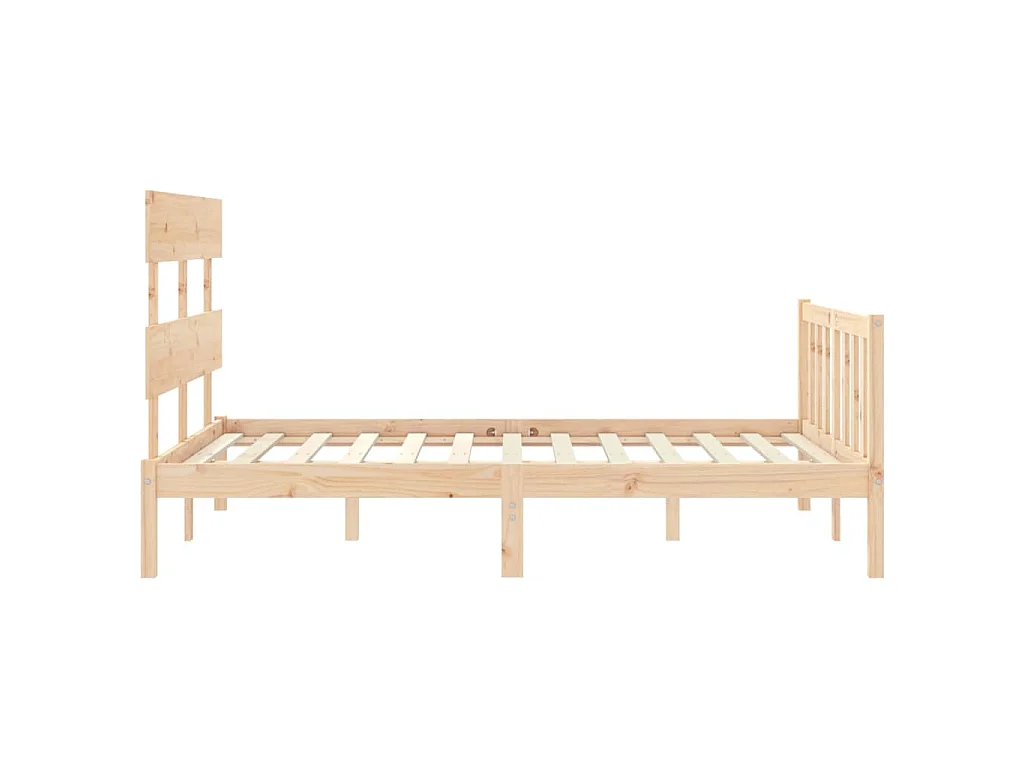 Massivholzbett ohne Matratze 140x200 cm Kiefernholz