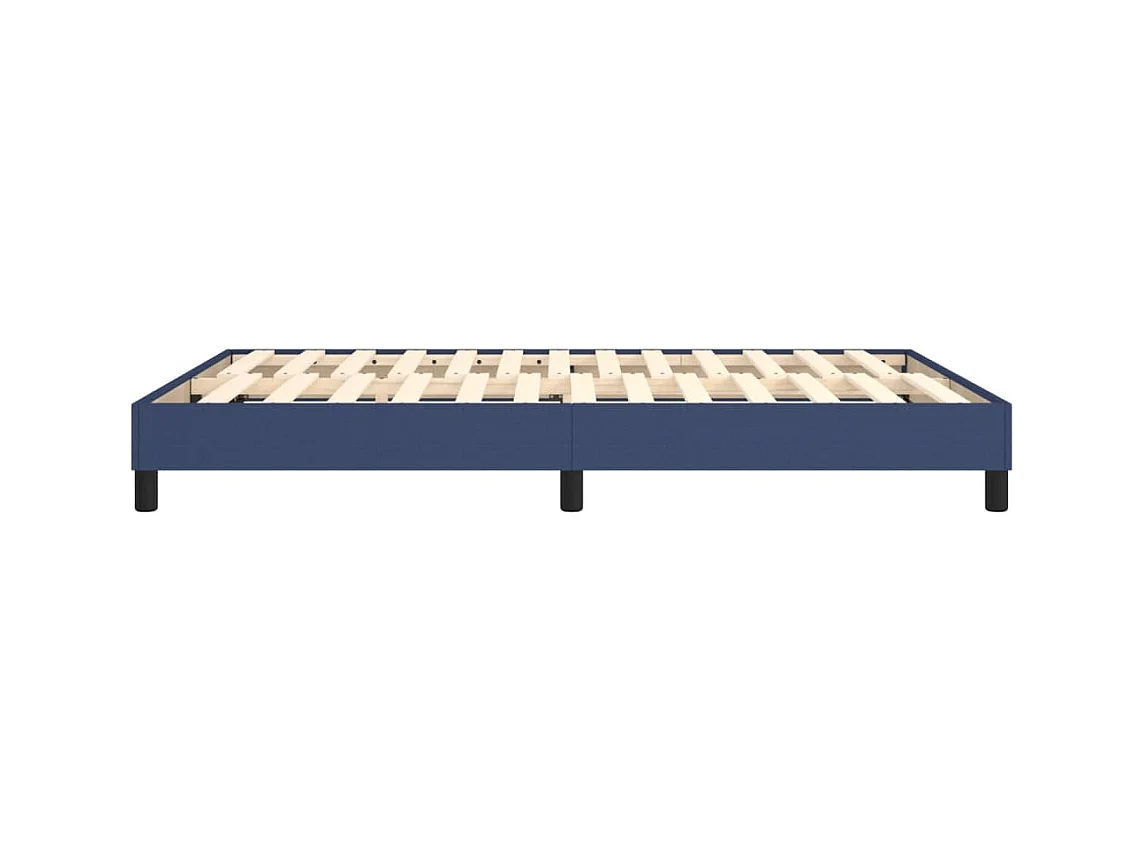 Giroletto senza Materasso Blu 140x190 cm in Tessuto