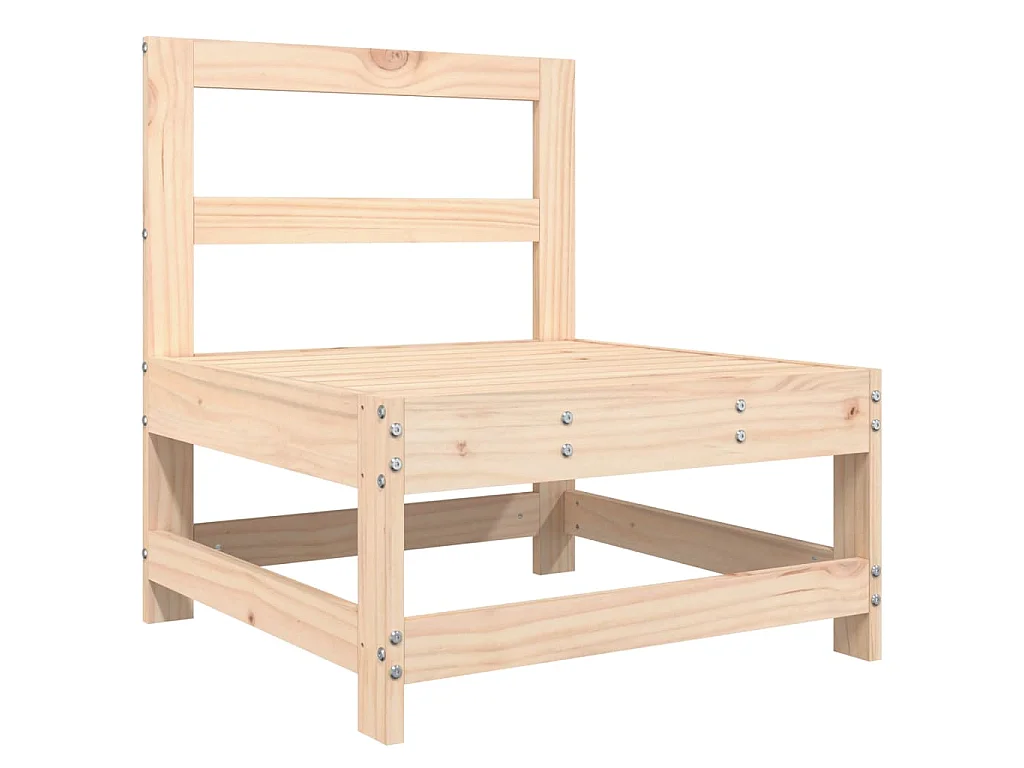 7-delige Loungeset massief grenenhout