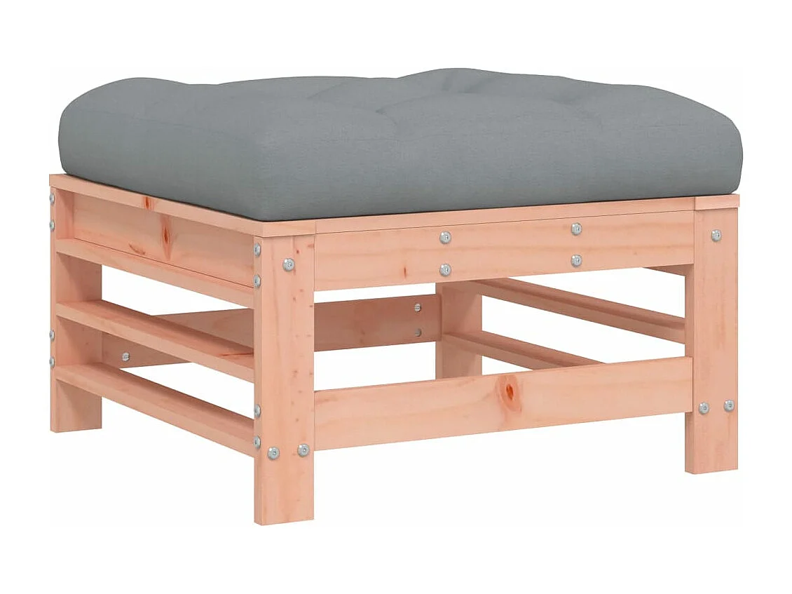 Salon de jardin 8 pcs avec coussins bois massif douglas