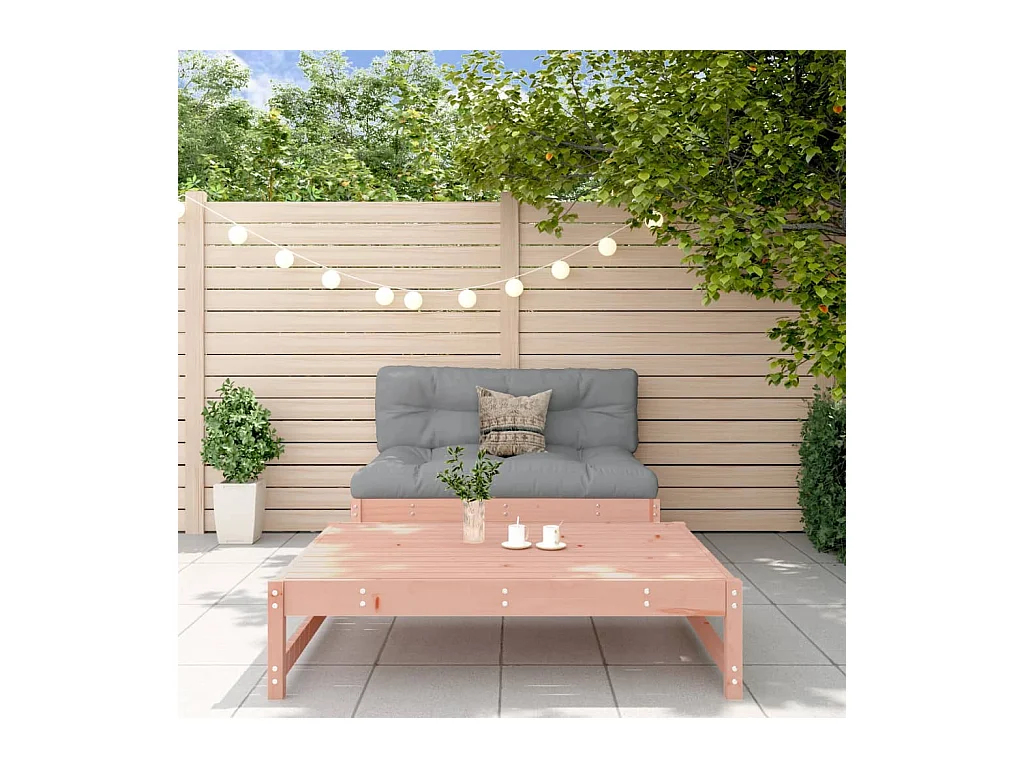 Set Divani Giardino 2 pz con Cuscini Legno Massello di Douglas