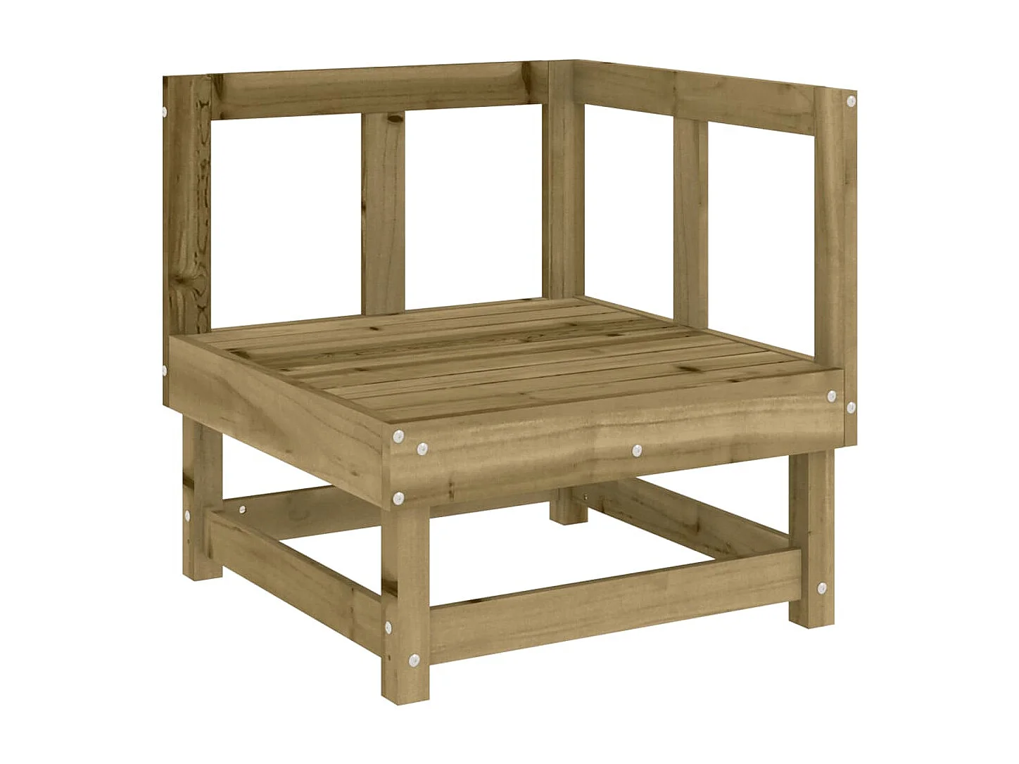 Salon de jardin 7 pcs bois de pin imprégné