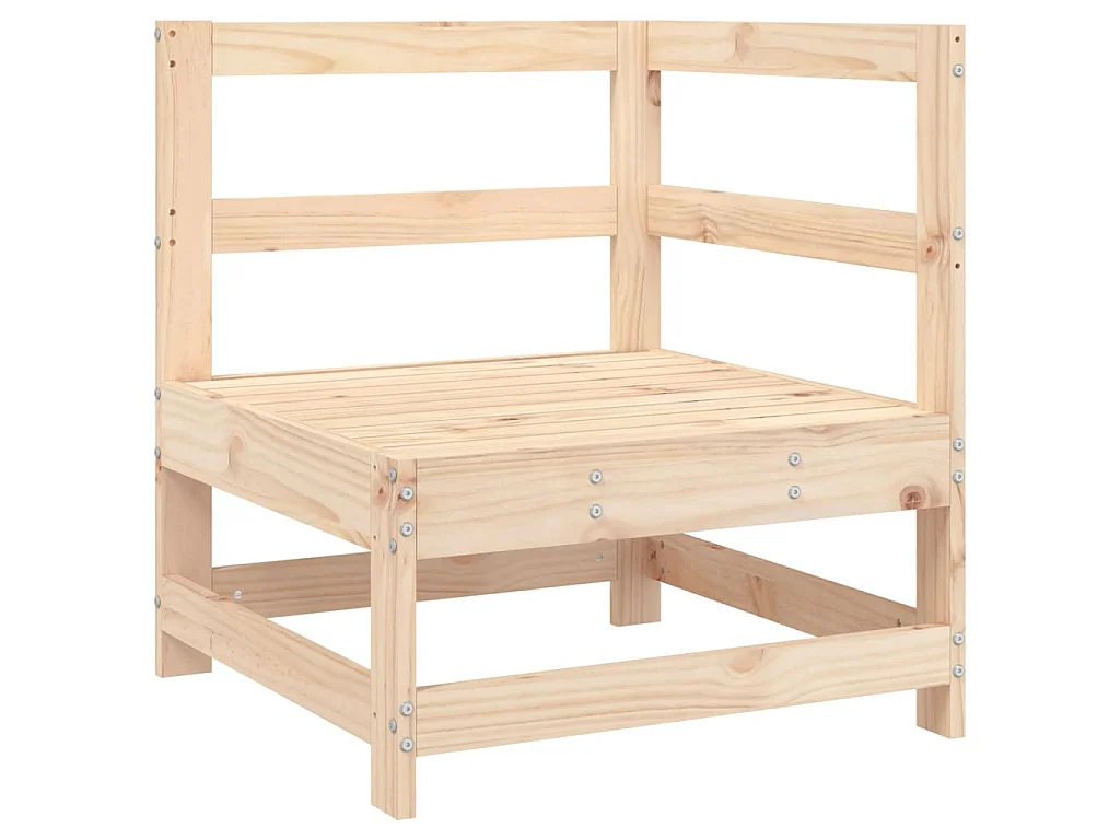 5-delige Loungeset massief grenenhout