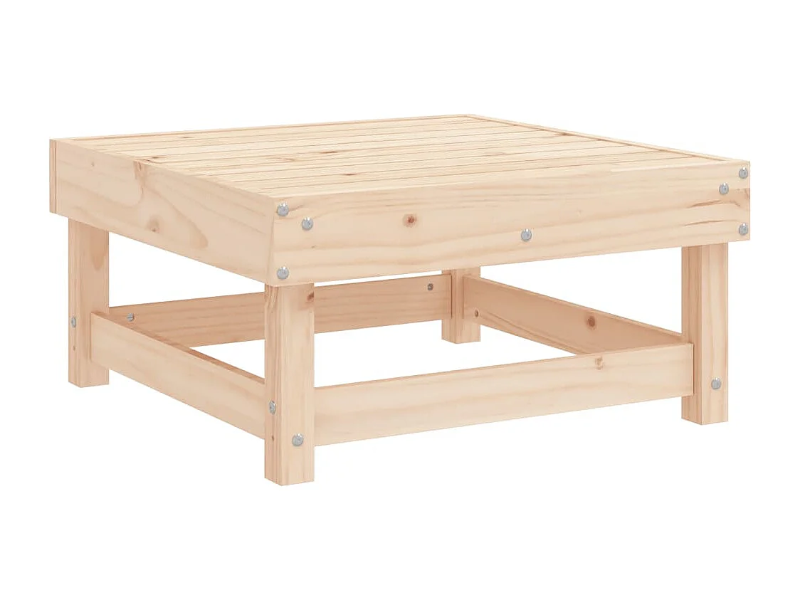 Salon de jardin 7 pcs Bois de pin massif