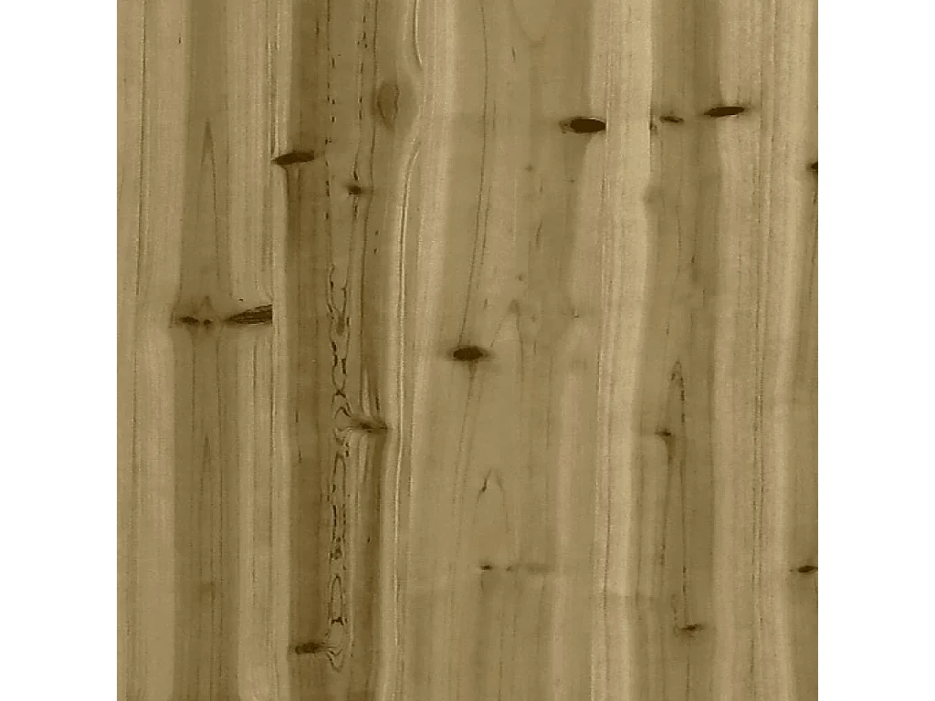 Salon de jardin 7 pcs bois de pin imprégné