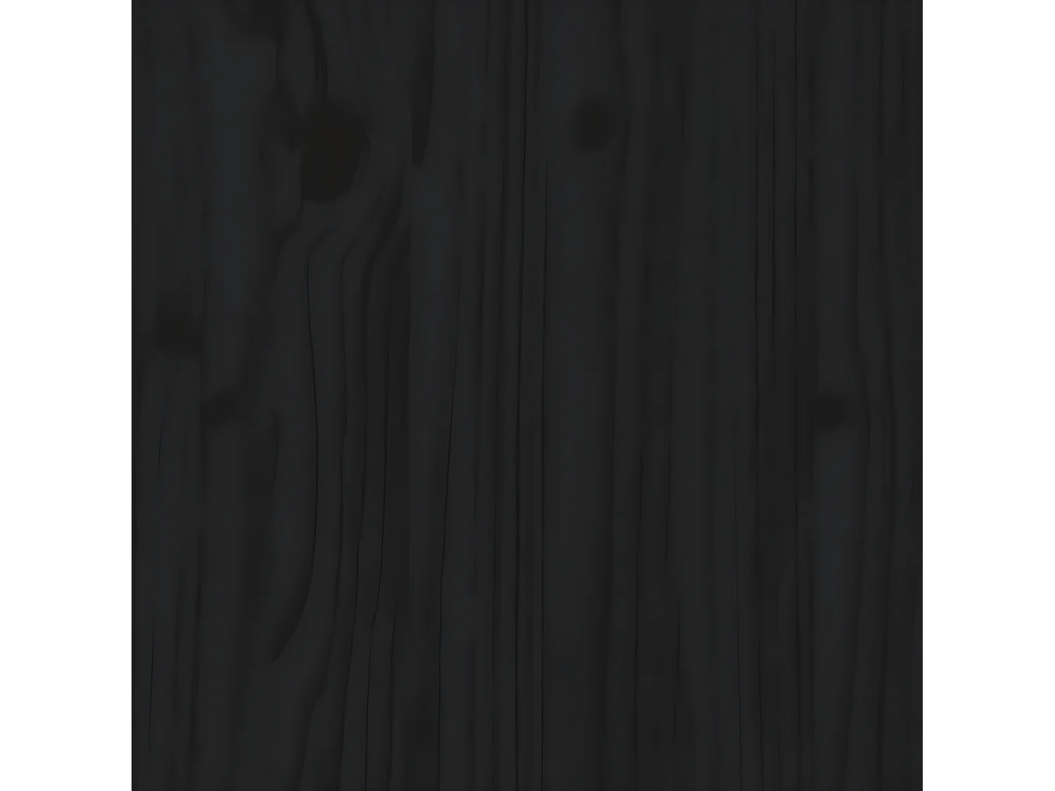 Juego de muebles de jardín 4 pzas y cojines madera maciza negro