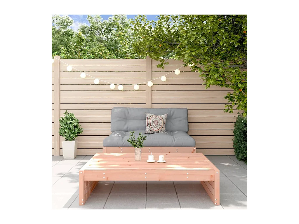Salon de jardin 2 pcs bois massif douglas