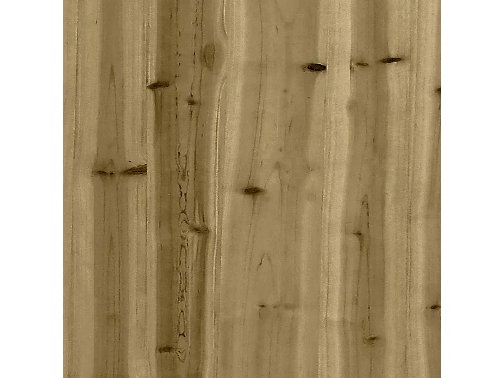 Juego de sofás de jardín 5 piezas madera de pino impregnada