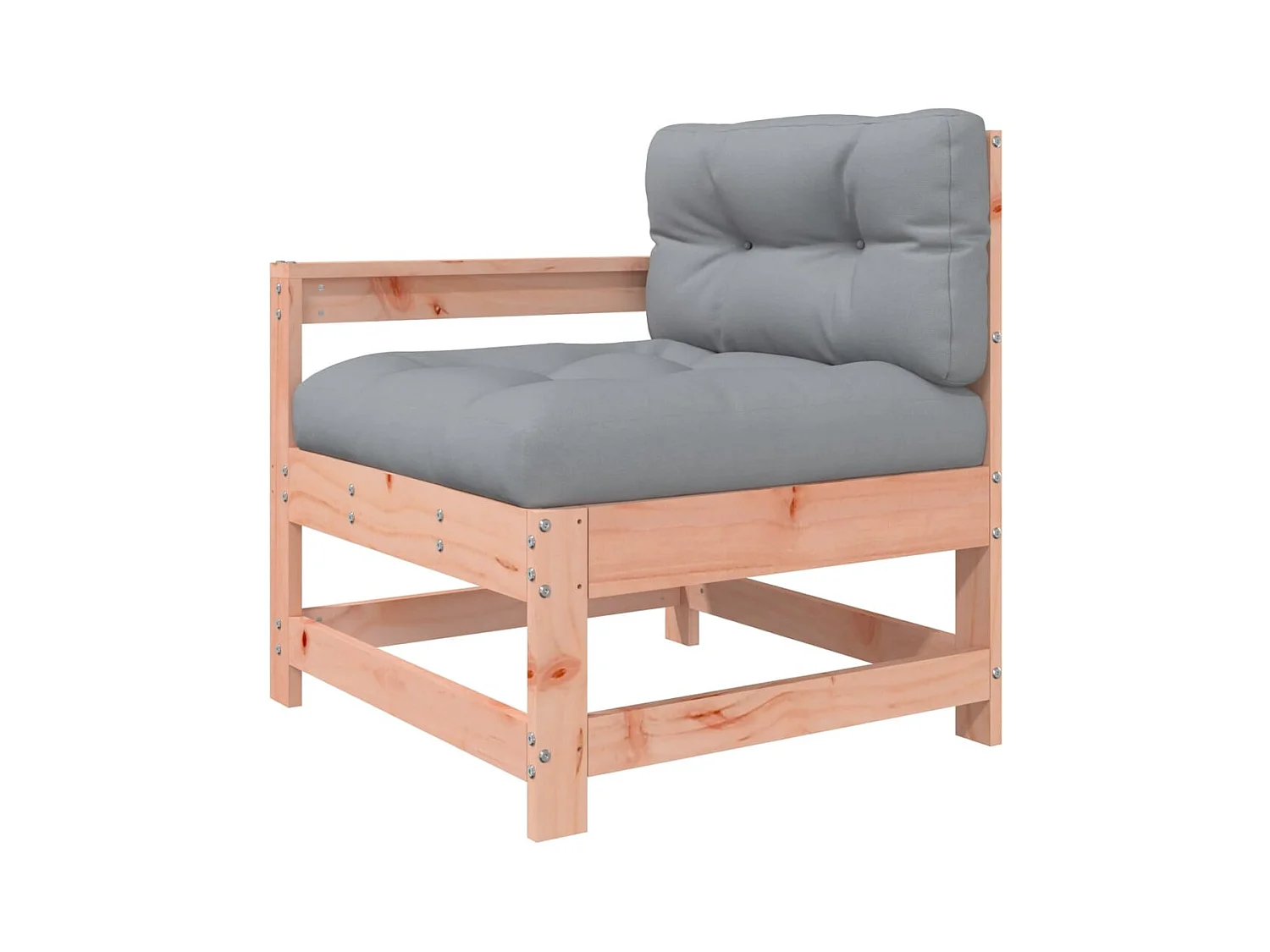 6-tlg. Garten-Lounge-Set mit Kissen Massivholz Douglasie