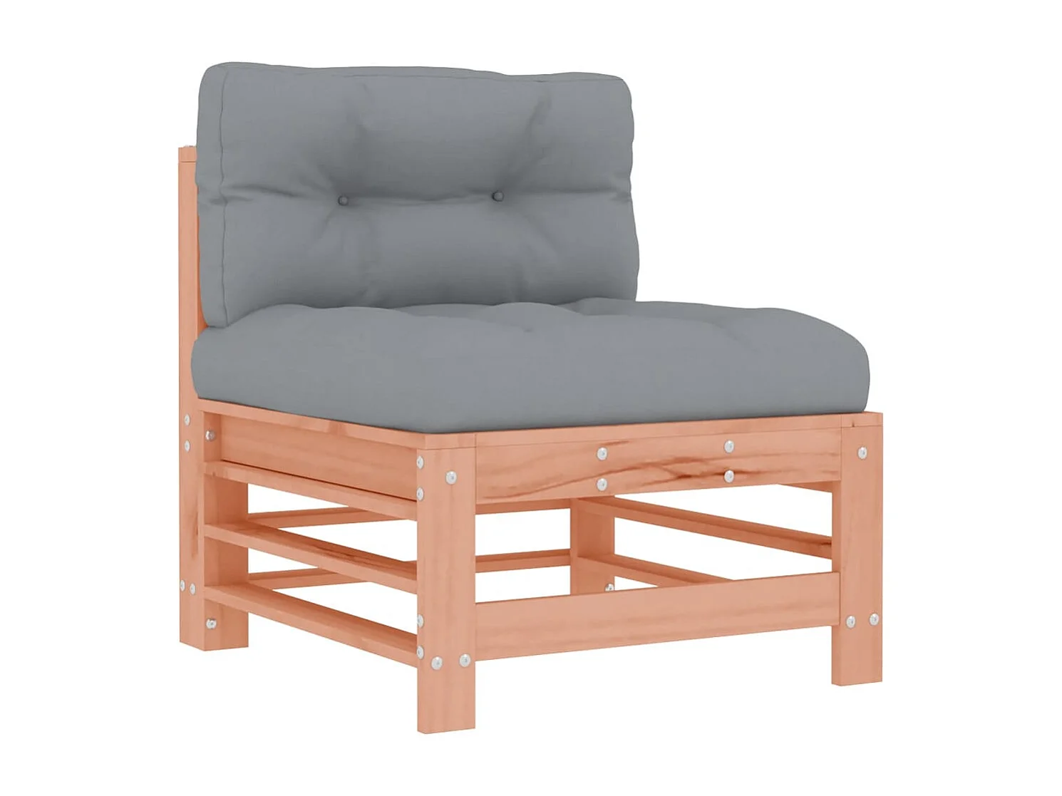 6-tlg. Garten-Lounge-Set mit Kissen Massivholz Douglasie