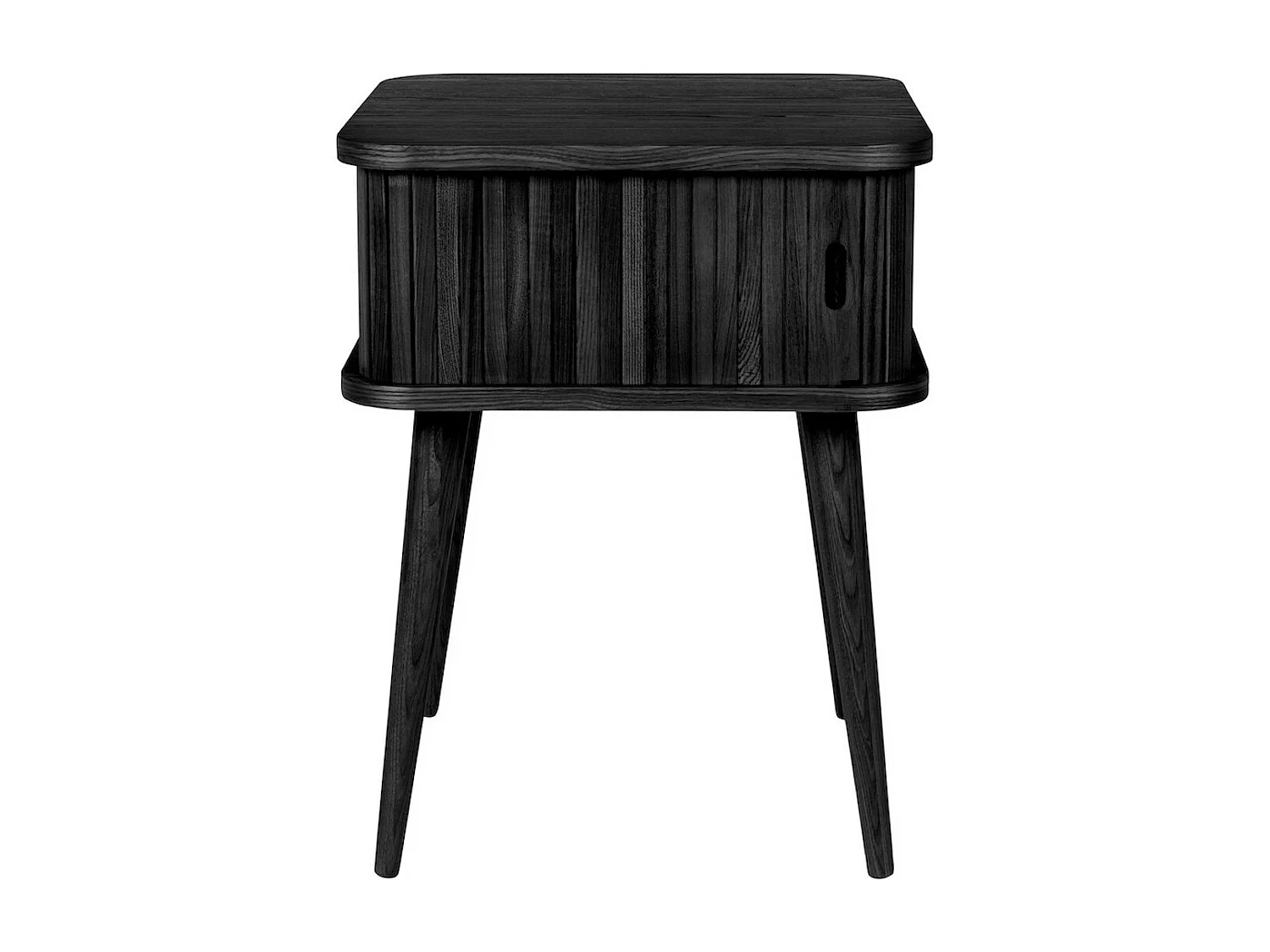 BARBIER - Table d'appoint en bois noir scandinave