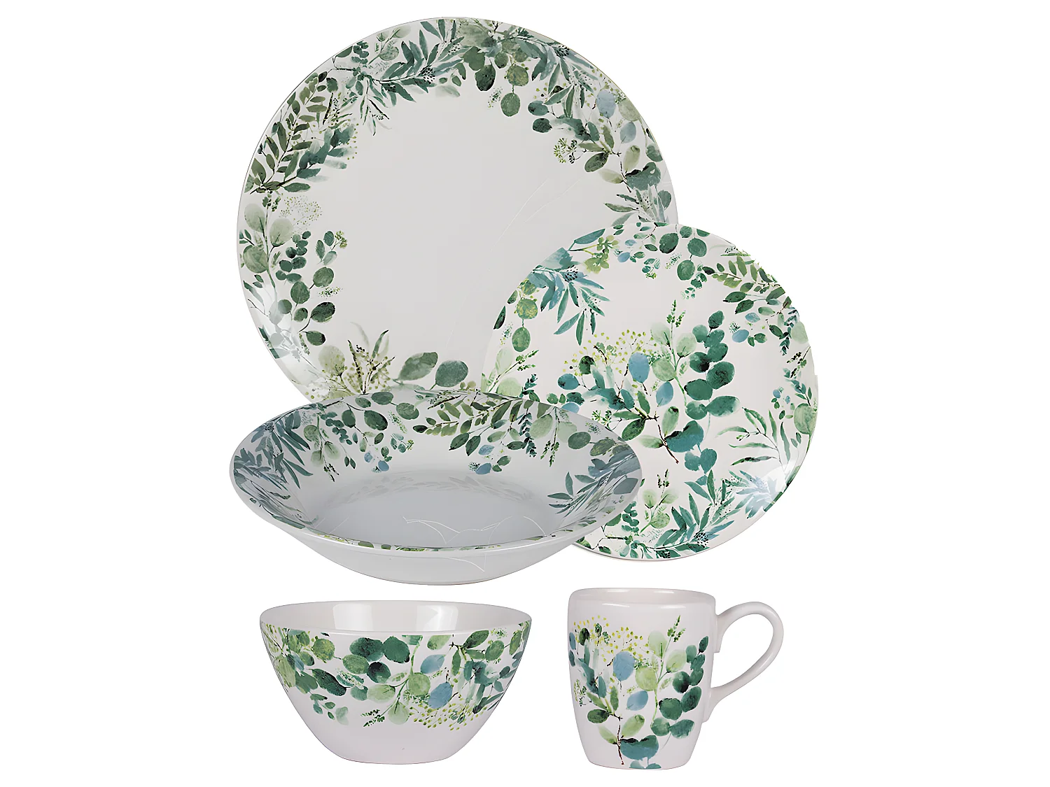 Service de vaisselles 20 pièces Natura