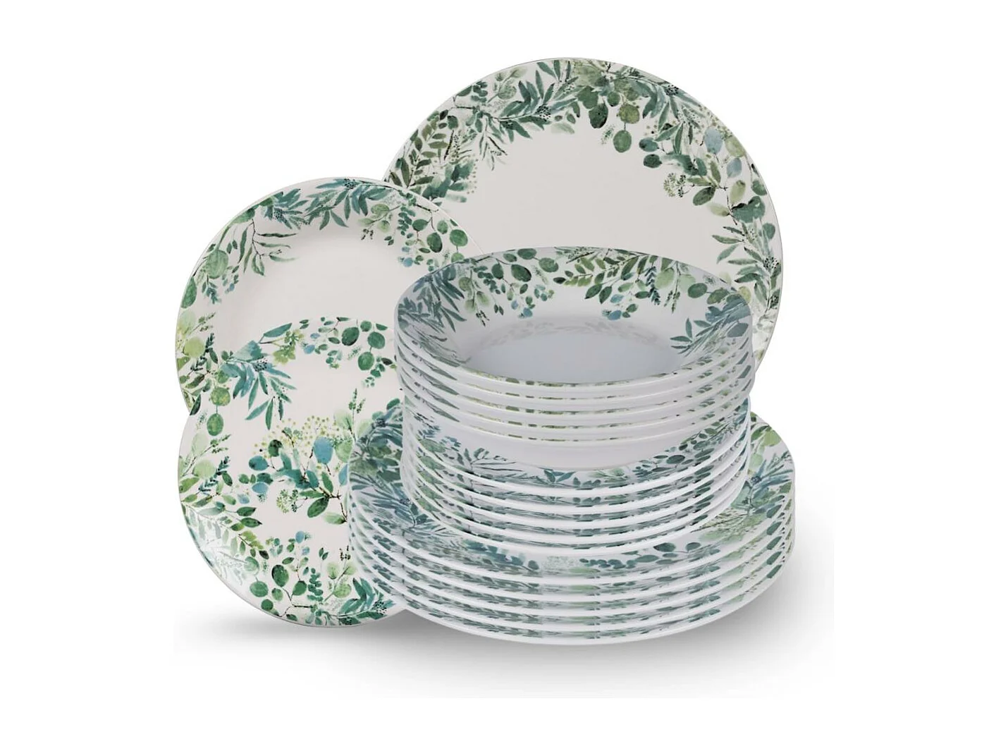 Service de vaisselles 18 pièces Natura