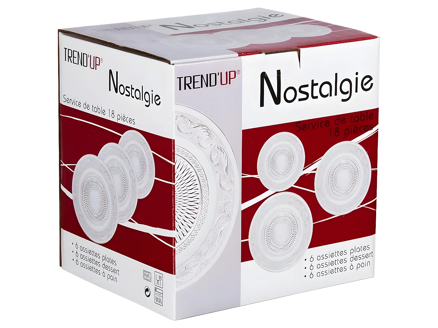 Service d'assiettes 18 pièces Nostalgie