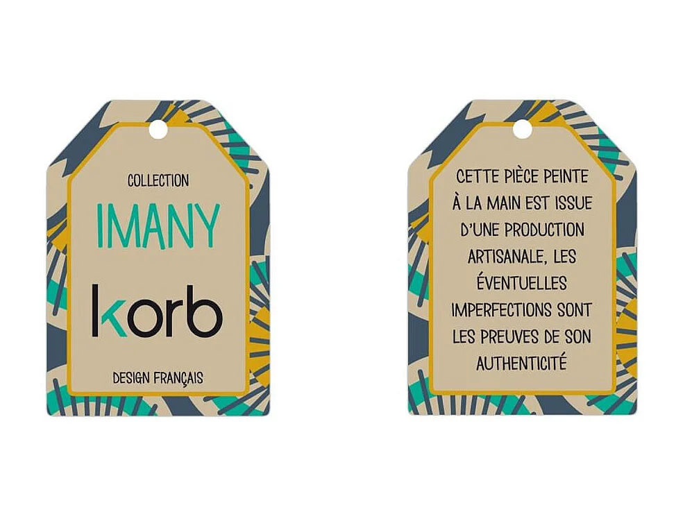 Assiette creuse imany 19 cm - 5 dont 1 offerte (lot de 6)