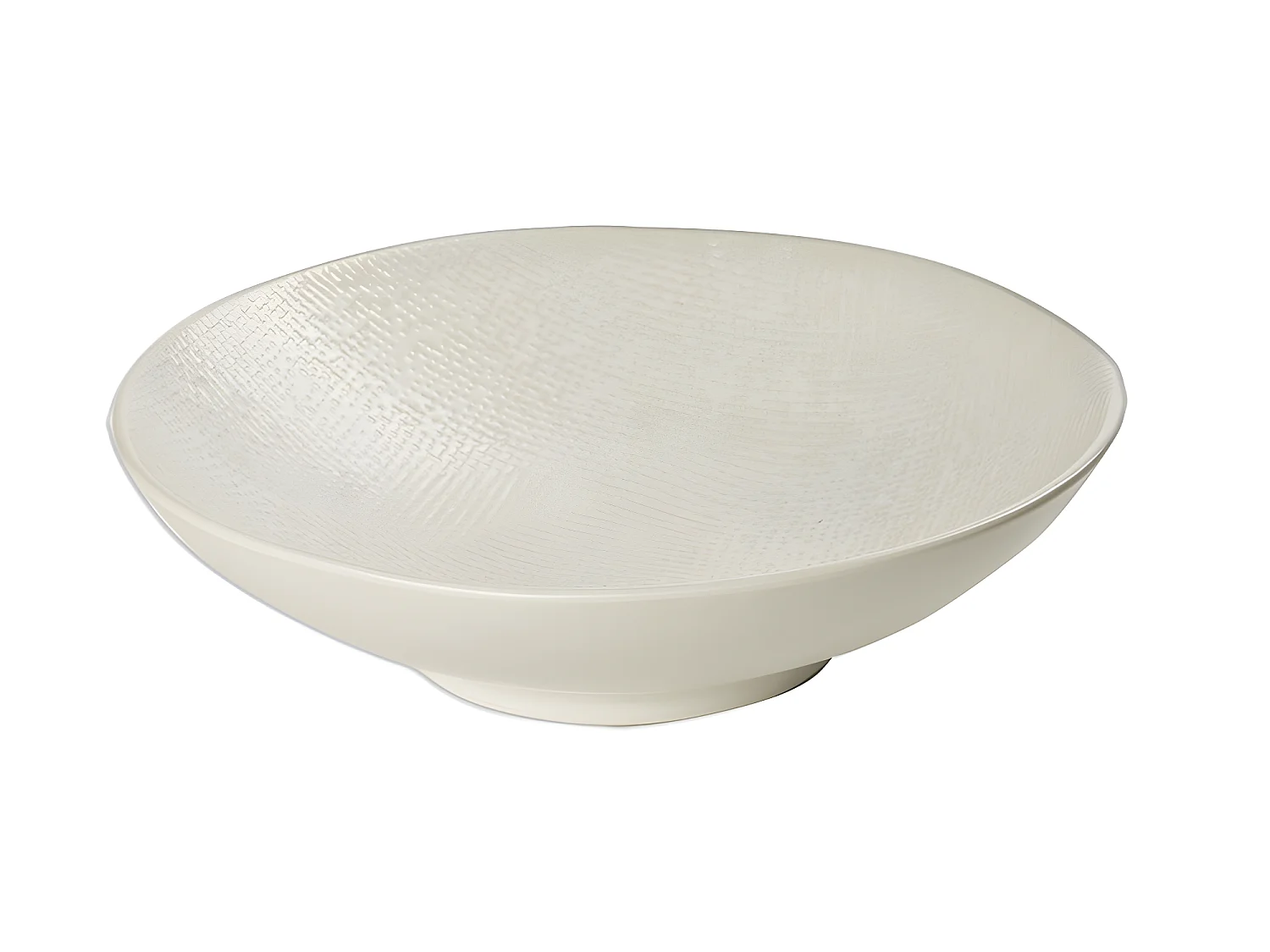 Assiette creuse Vésuvio blanc 19 cm (lot de 6)