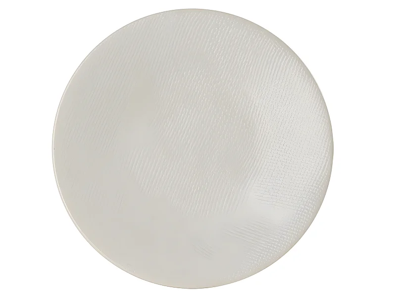 Assiette à dessert Vésuvio blanc 21 cm (lot de 6)