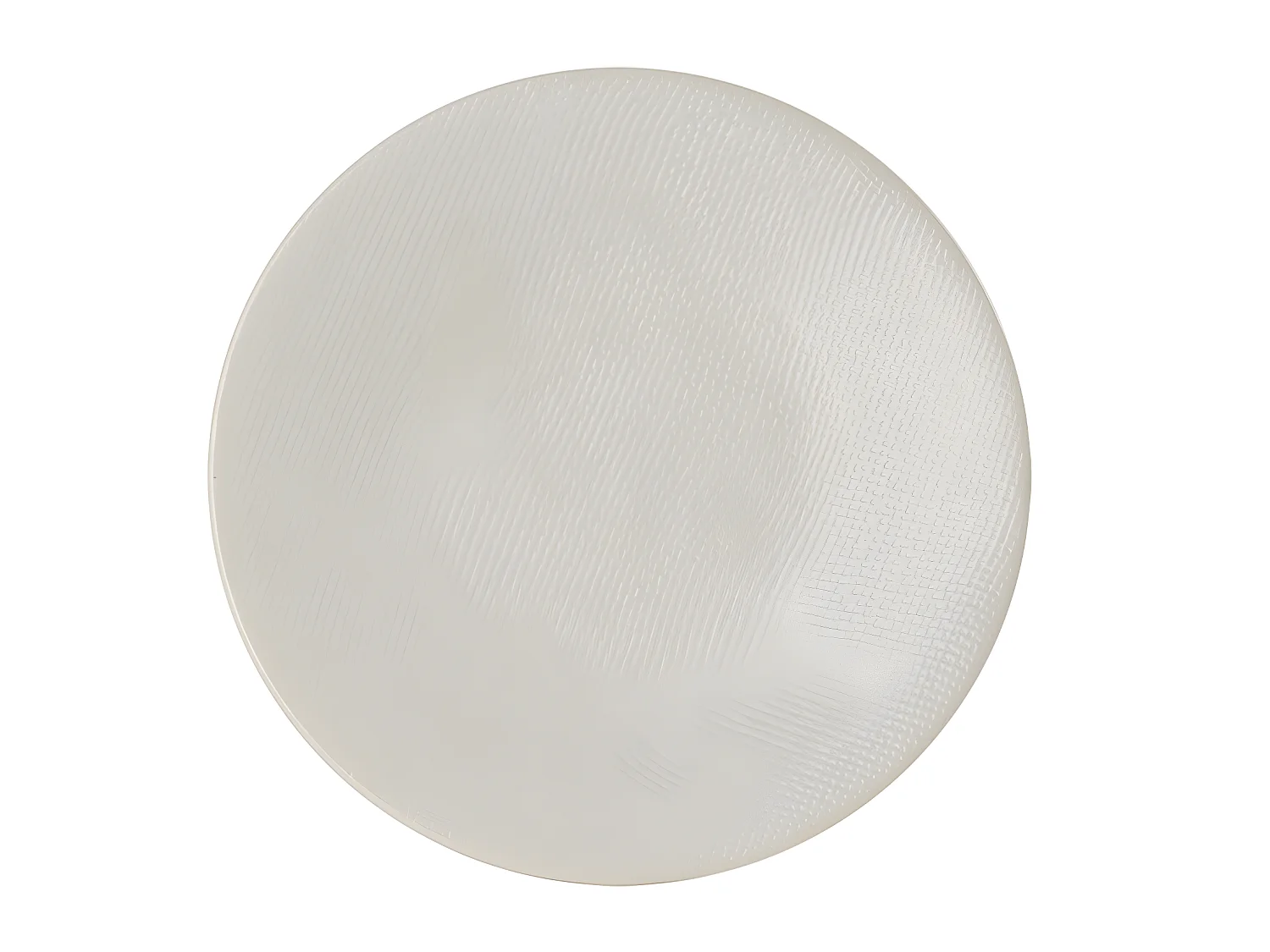 Assiette à dessert Vésuvio blanc 21 cm (lot de 6)