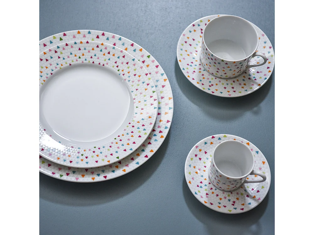 Assiette plate Manaos  27 cm (lot de 6)