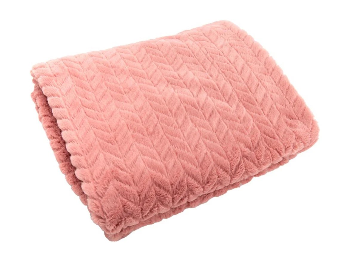 Plaid Chevron rose 130x170