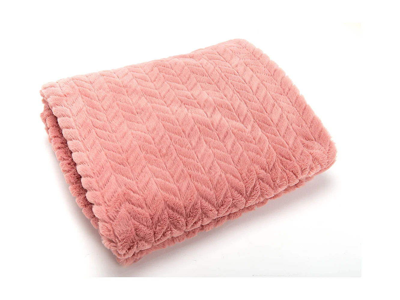 Plaid Chevron rose 130x170