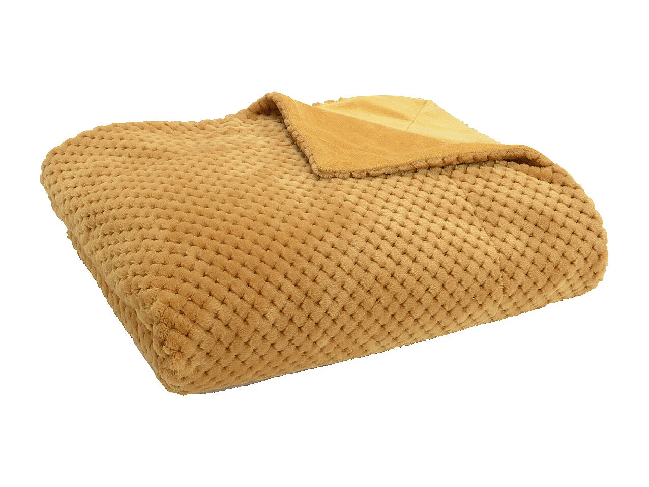 Plaid damier 130x170 camel