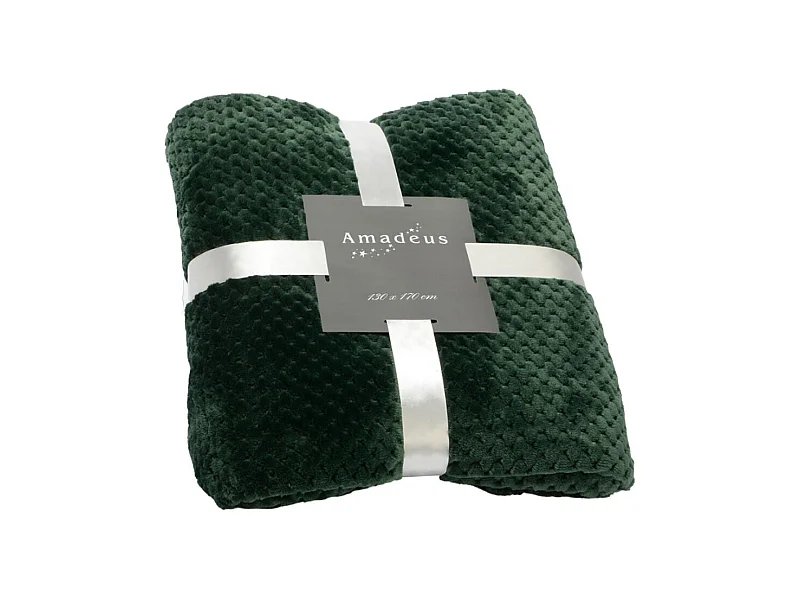 Plaid damier 130x170 forêt