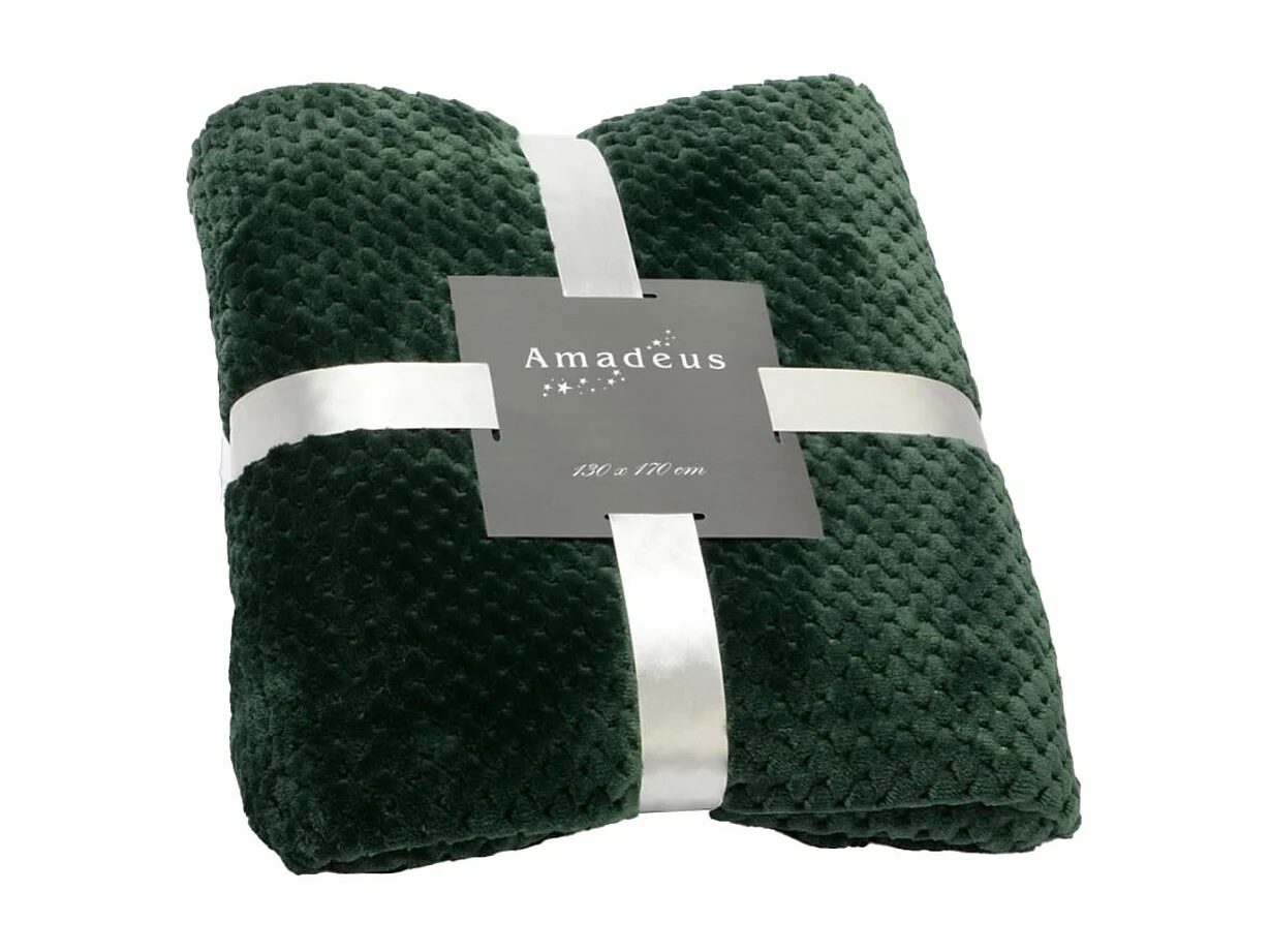 Plaid damier 130x170 forêt