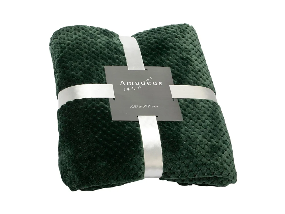 Plaid damier forêt 130x170 cm