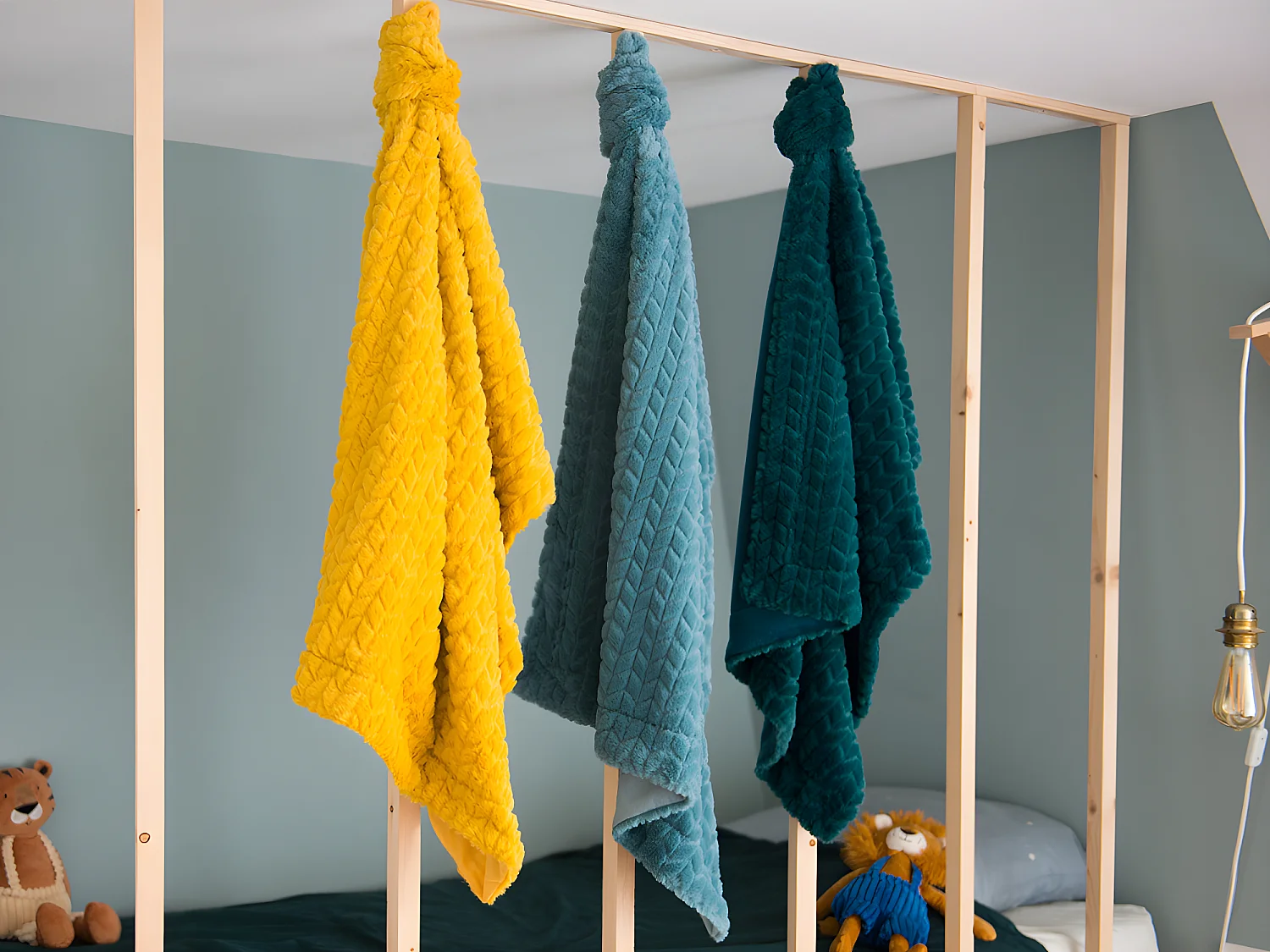 Plaid vintage canard 75X100    -