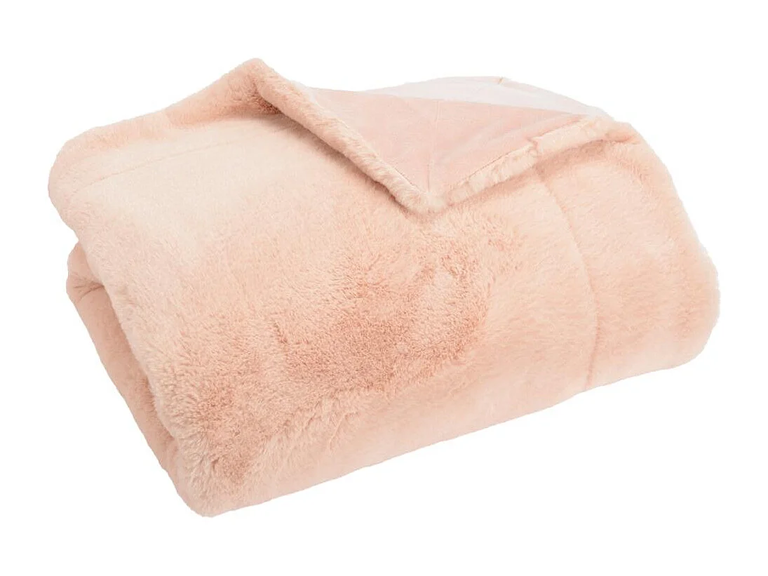 Plaid luxe rose 170x240 cm