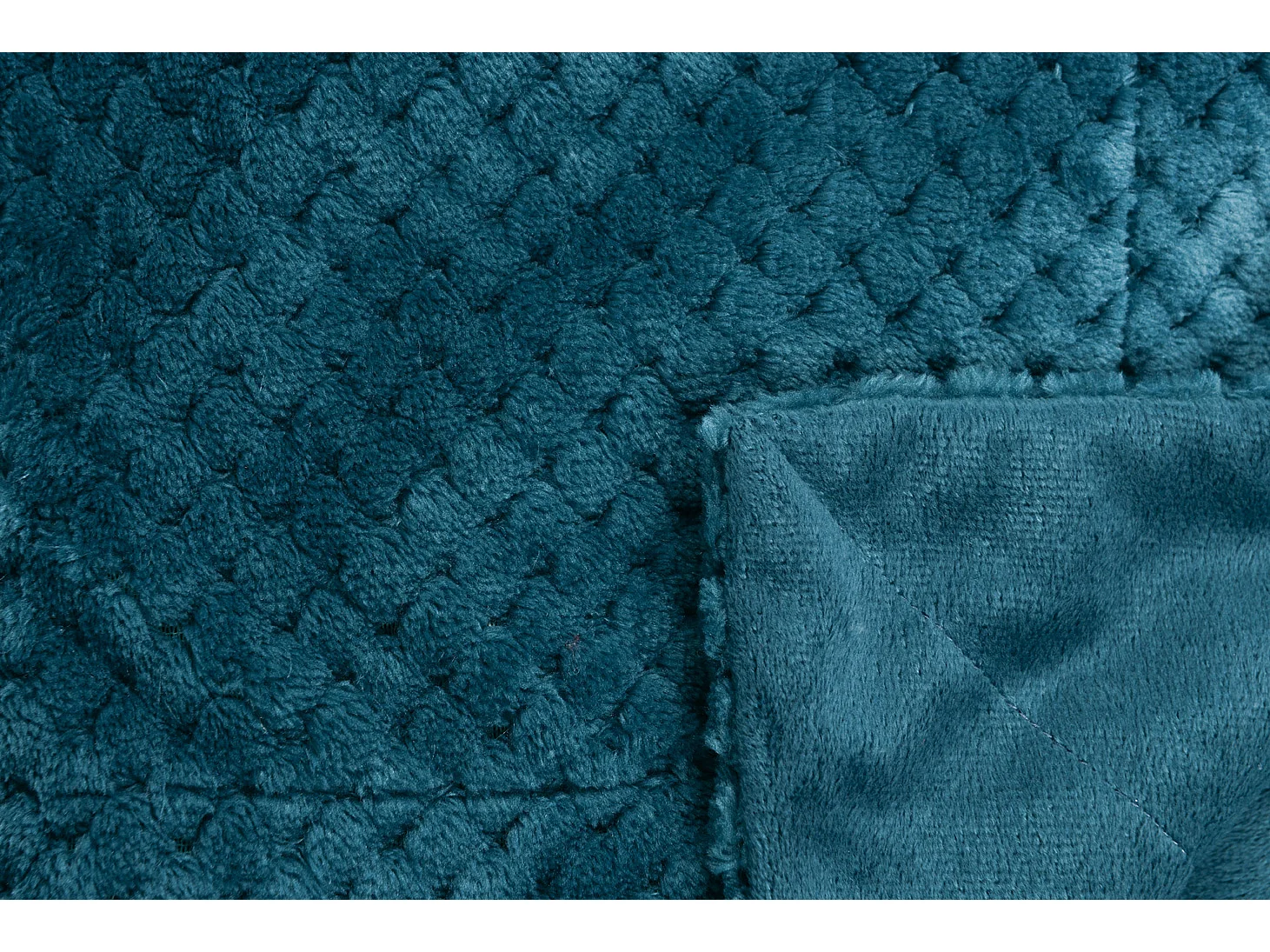 Plaid damier 130x170 émeraude