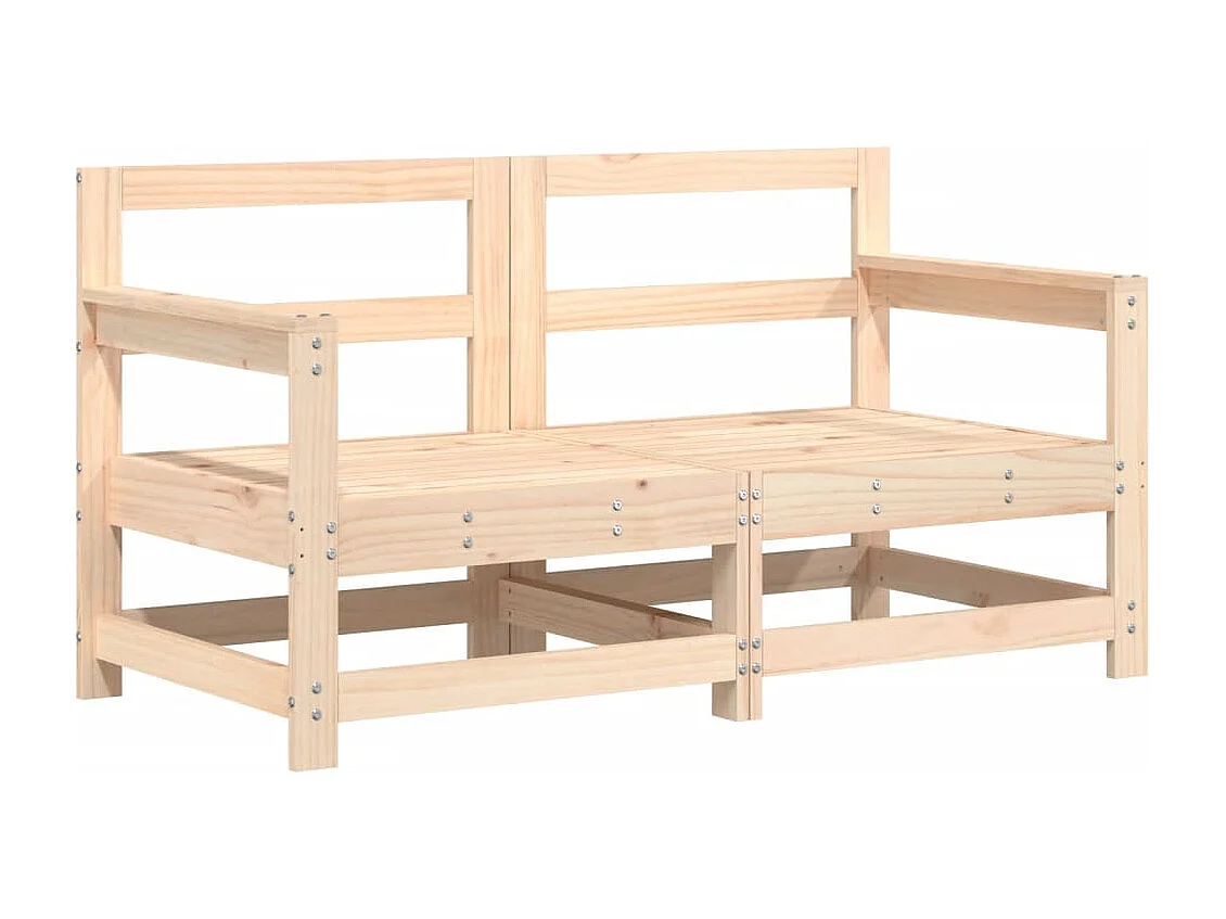 Salon de jardin 6 pcs Bois de pin massif