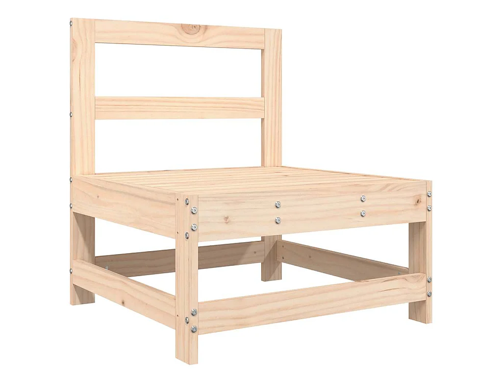 7-delige Loungeset massief grenenhout