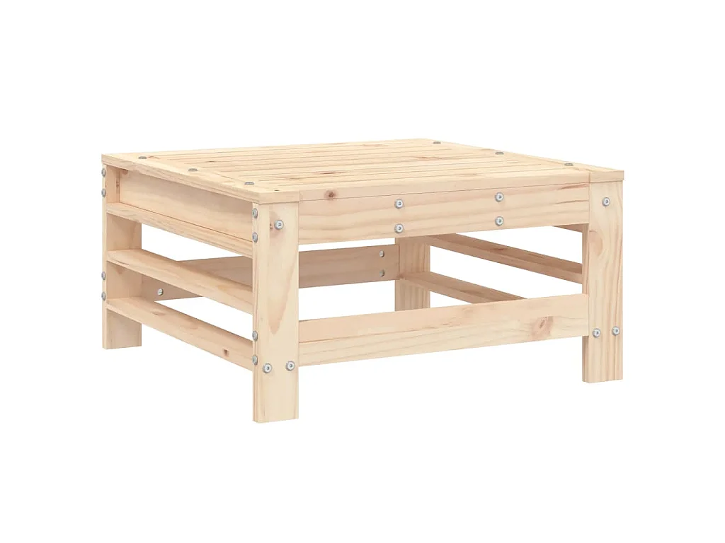 Set Salotto da Giardino 5 pz in Legno Massello di Pino