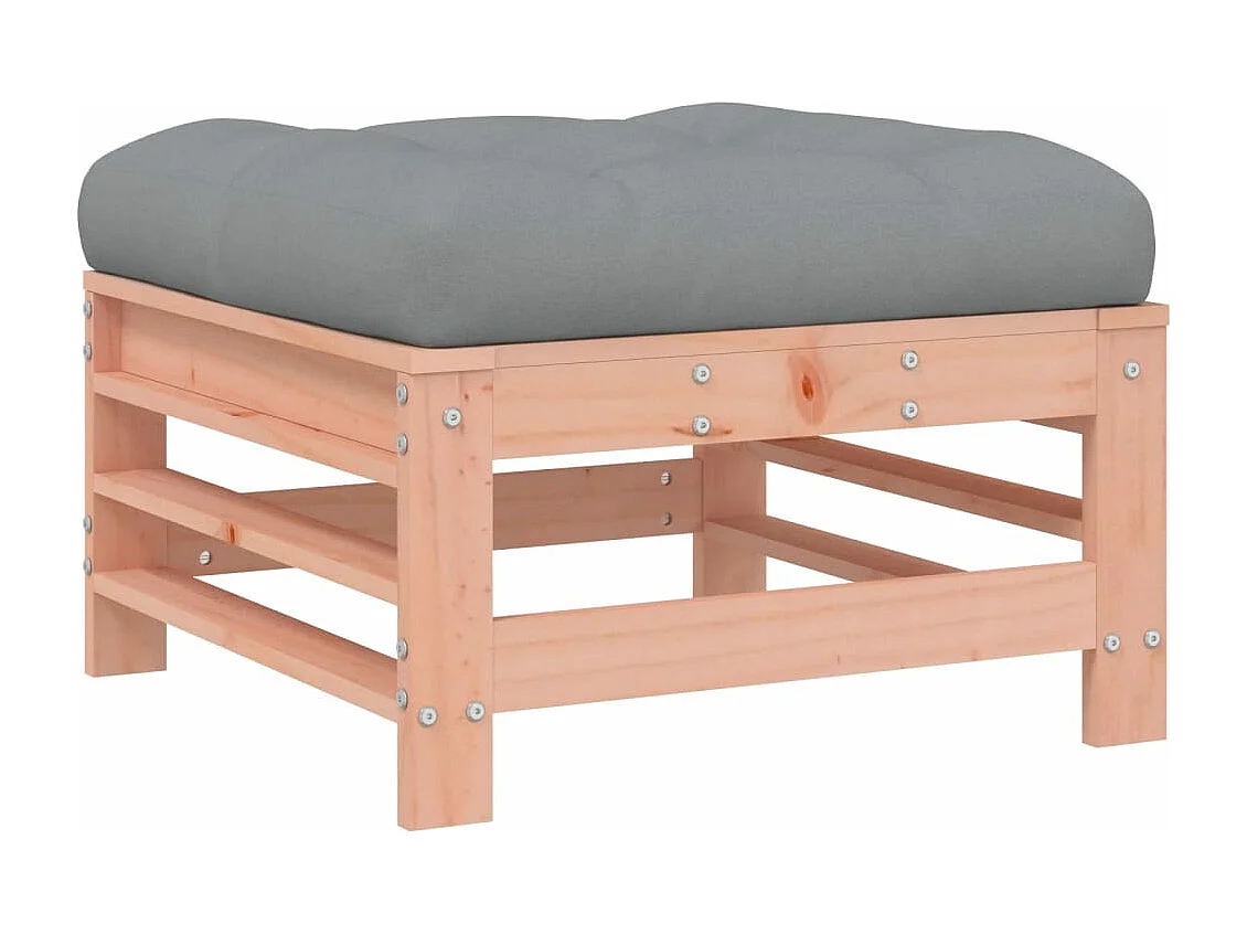 Salon de jardin 5 pcs avec coussins bois massif douglas