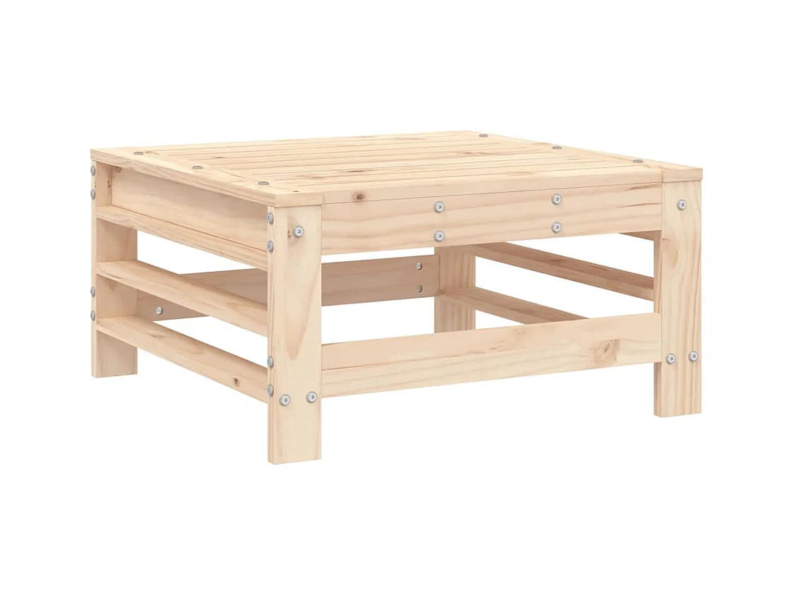 Salon de jardin 4 pcs bois massif de pin