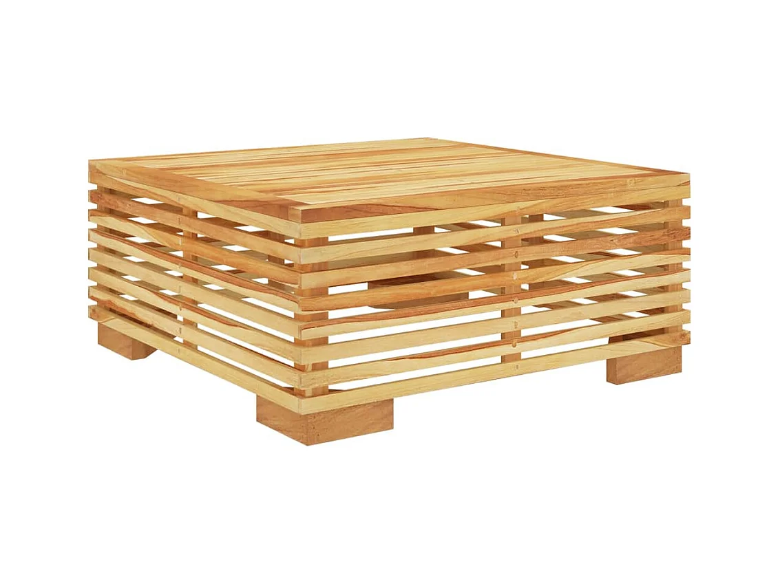 8-tlg. Garten-Lounge-Set mit Kissen Massivholz Teak