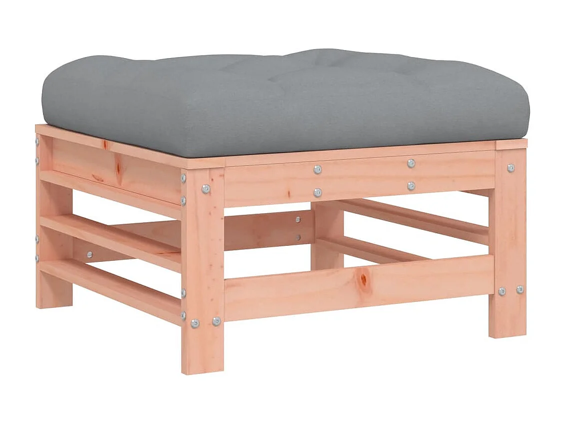 Salon de jardin 8 pcs avec coussins bois massif douglas