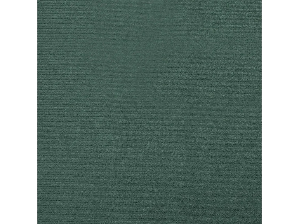 Poltrona Cabriolet con Poggiapiedi Verde Scuro in Velluto