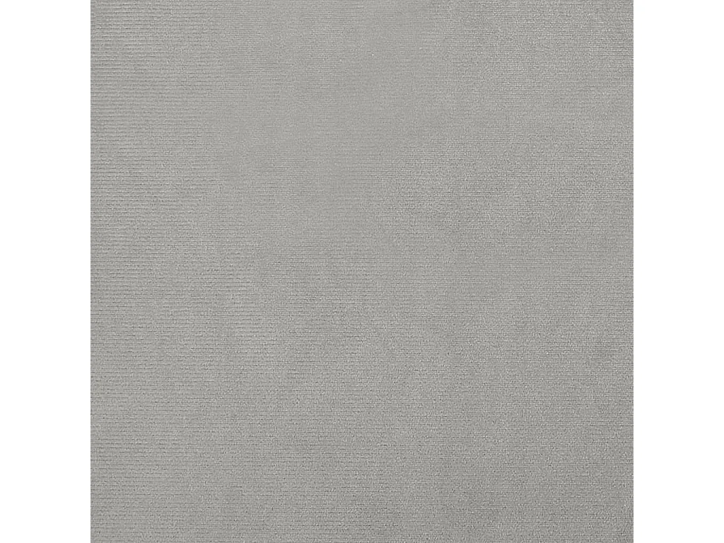 Fauteuil avec repose-pied gris clair velours